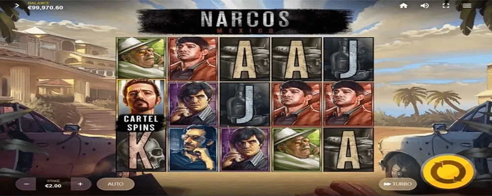 เกมสล็อต Narcos Mexico